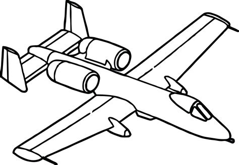 Jet Coloring Pages Printable